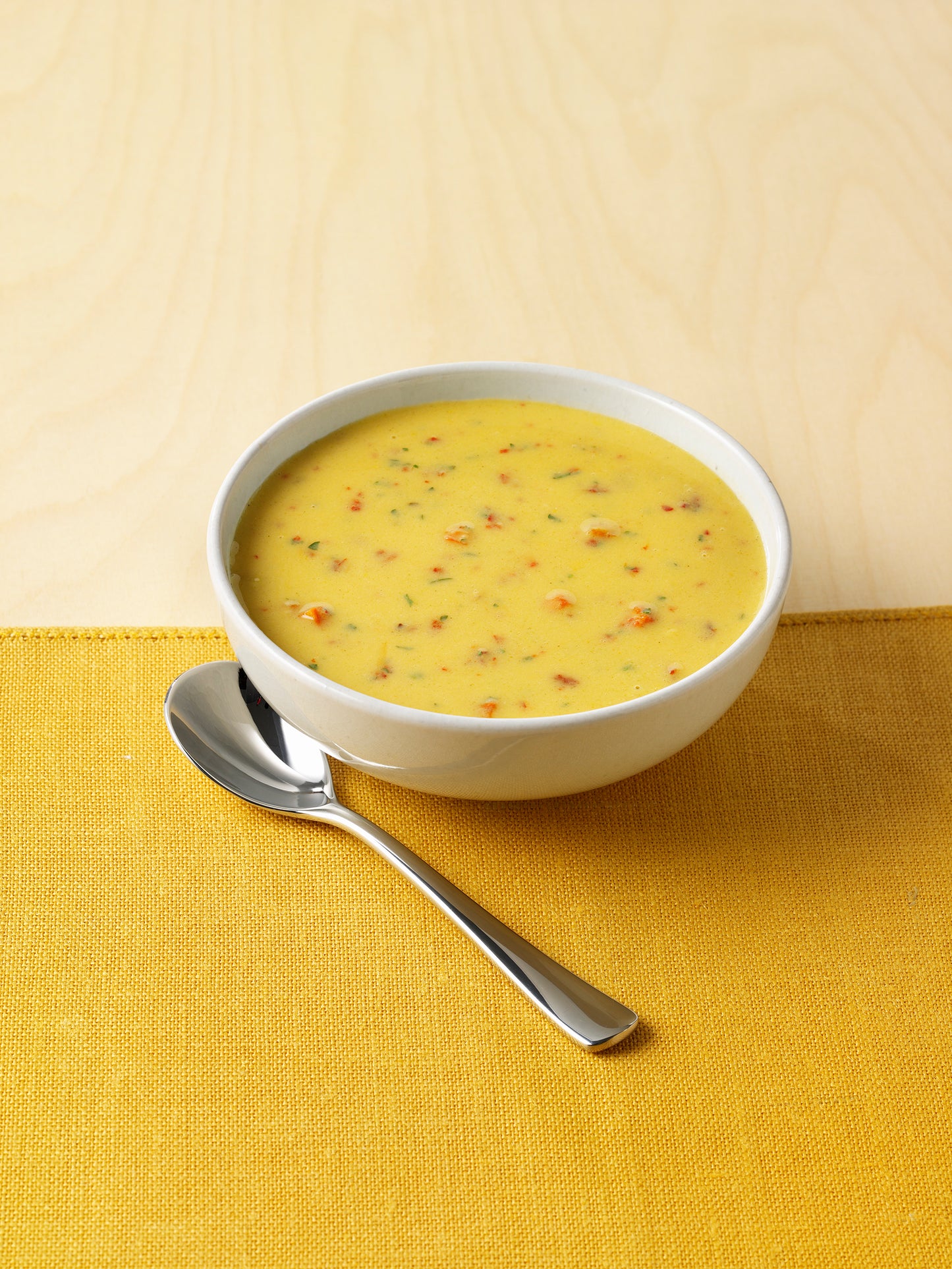 Vegetable With Croutons Soup