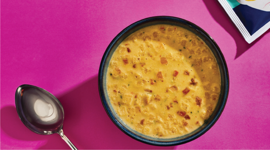 Vegetable With Croutons Soup