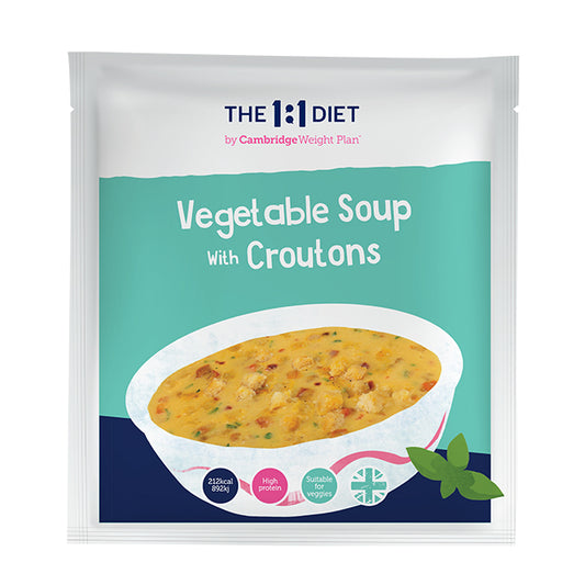 Vegetable With Croutons Soup