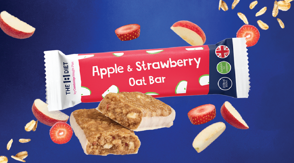 Apple & Strawberry Oat Bar